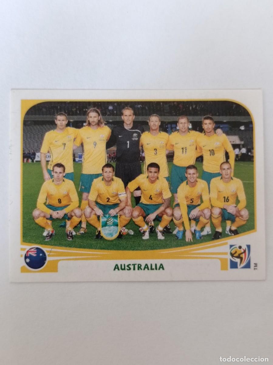 Figurine di Calcio: #277 ALINEACION AUSTRALIA MUNDIAL SUDAFRICA 2010 PANINI