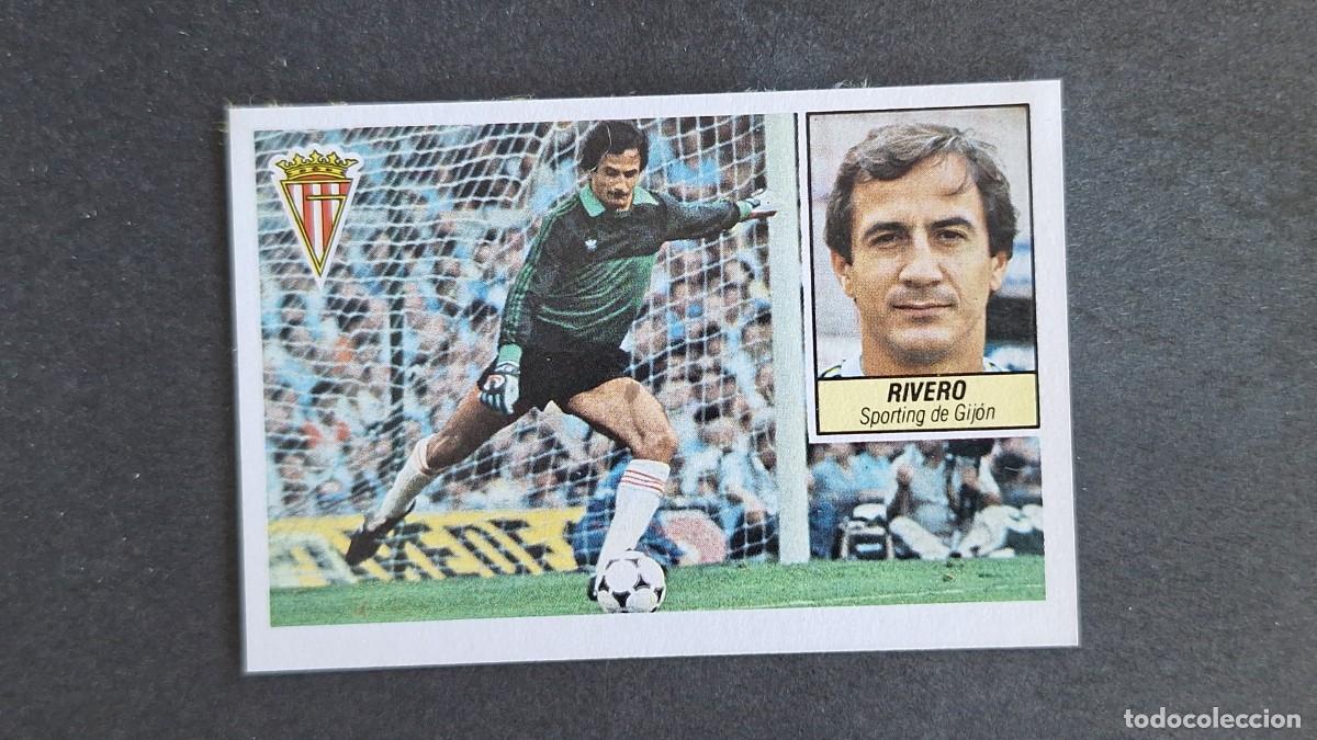 Cromos de F&uacute;tbol: L3 RIVERO SPORTING DE GIJON LIGA ESTE 1984 1985 84 85 RECUPERADO DESPEGADO