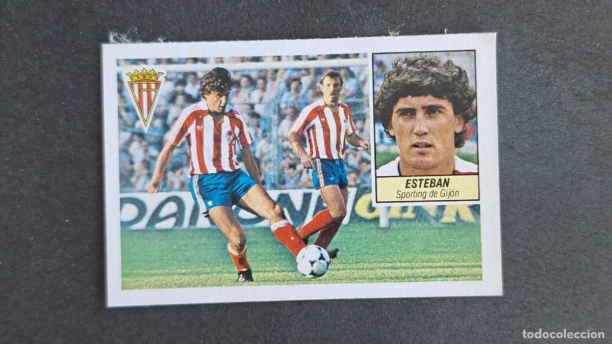 Cromos de F&uacute;tbol: L3 ESTEBAN SPORTING DE GIJON LIGA ESTE 1984 1985 84 85 RECUPERADO DESPEGADO