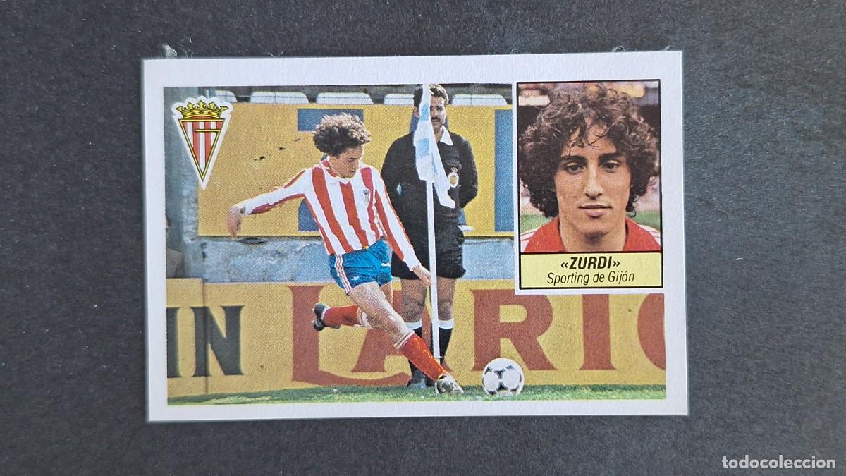 Cromos de F&uacute;tbol: L3 ZURDI SPORTING DE GIJON LIGA ESTE 1984 1985 84 85 RECUPERADO DESPEGADO