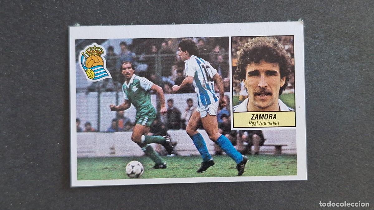 Cromos de F&uacute;tbol: L3 ZAMORA REAL SOCIEDAD LIGA ESTE 1984 1985 84 85 RECUPERADO DESPEGADO
