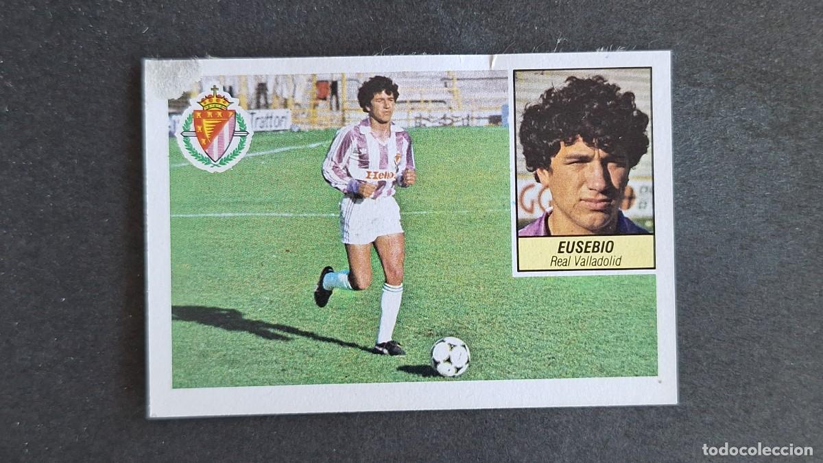 Figurine di Calcio: L3 EUSEBIO REAL VALLADOLID LIGA ESTE 1984 1985 84 85 RECUPERADO DESPEGADO