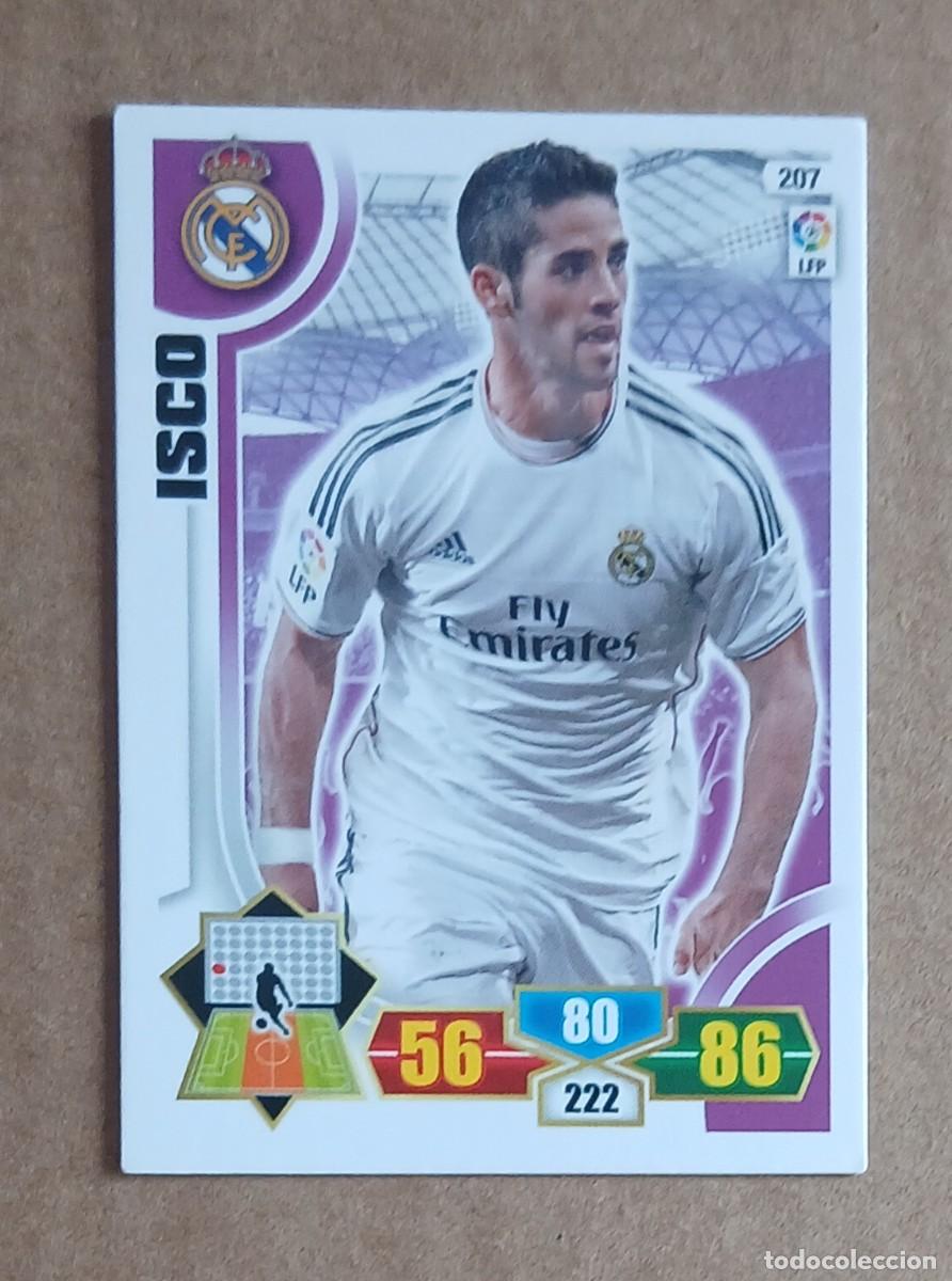 Cromos de F&uacute;tbol: Cromo n&ordm; 207 Isco Real Madrid Adrenalyn 2013-2014 de Panini. Estado notable.
