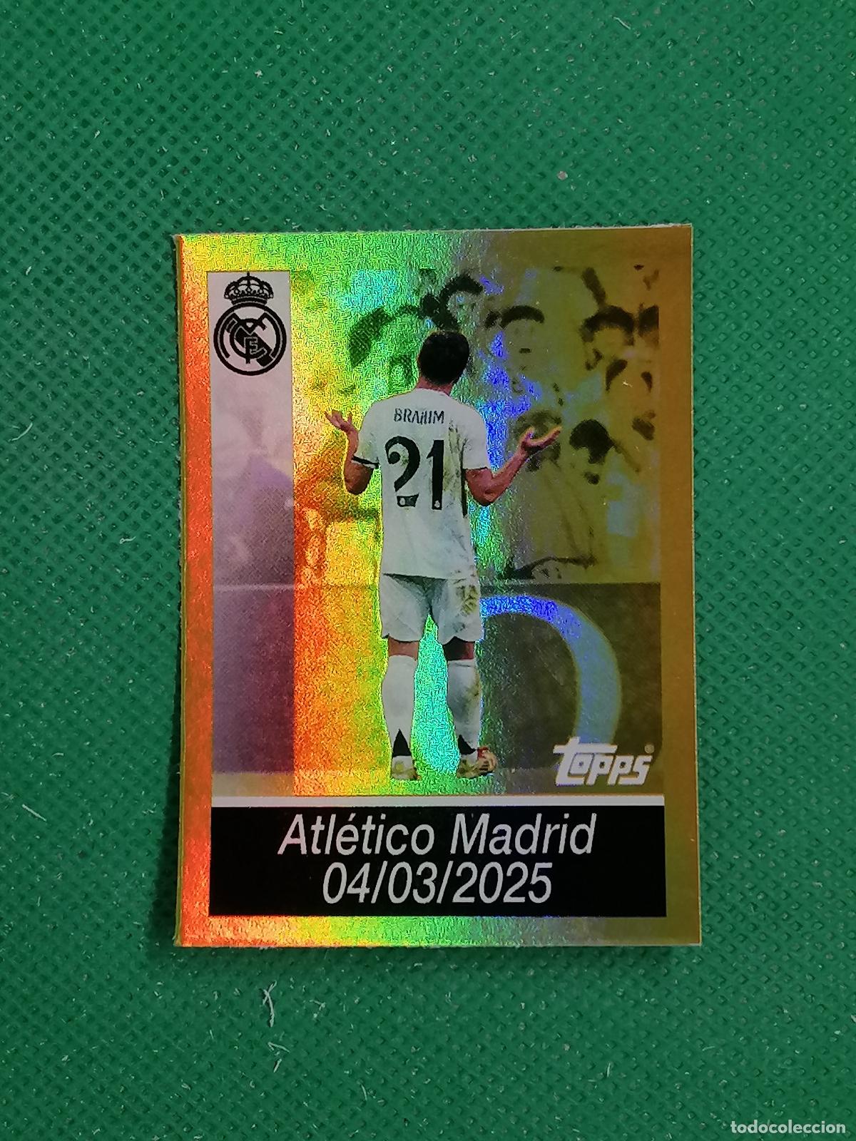Figurine di Calcio: 123 BRAHIM DIAZ BERNABEU MAGIC ⚽ TOPPS REAL MADRID STICKERS 2025 2026 25 26 ⚽