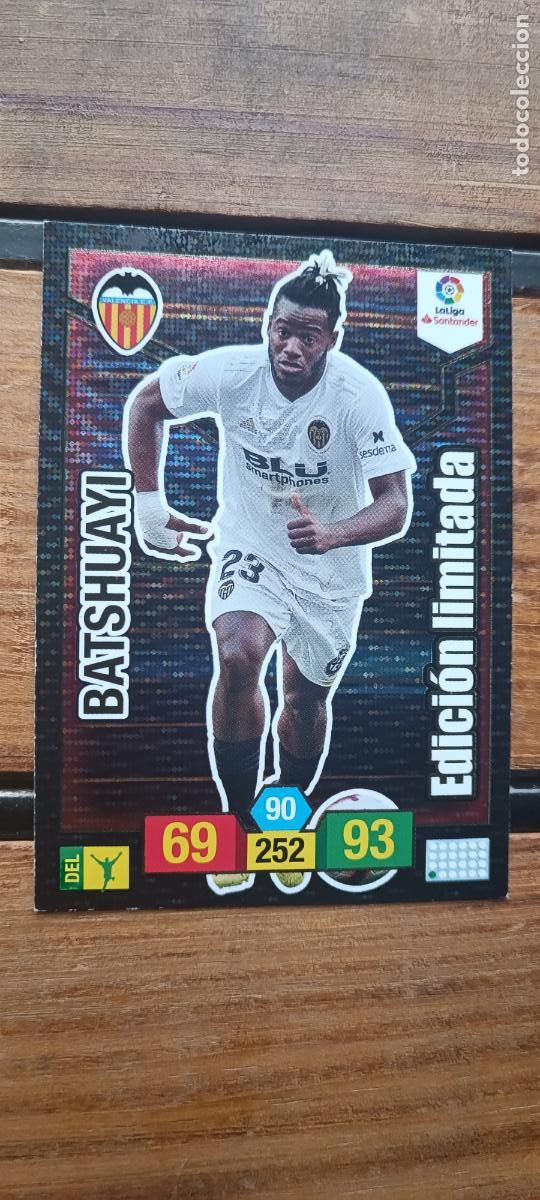 Cromos de F&uacute;tbol: BATSHUAYI EDICION LIMITADA VALENCIA ADRENALYN 2018 2019 18 19