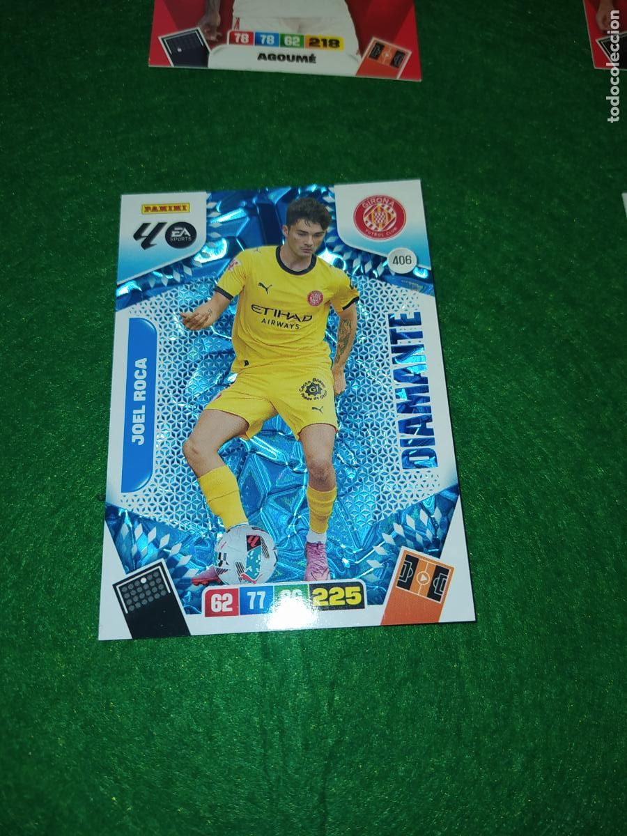 Fu&szlig;ball-Sticker: adrenalyn xl 2025 2026 codigo sin activar diamante n&ordm; 406 joel roca girona