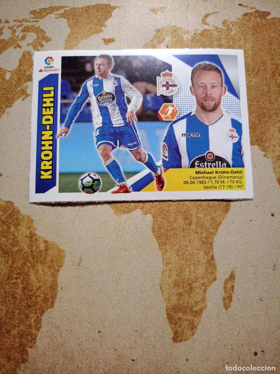 Cromos de F&uacute;tbol: Mercado de invierno 16 KROHN DEHLI Liga este 2017-18