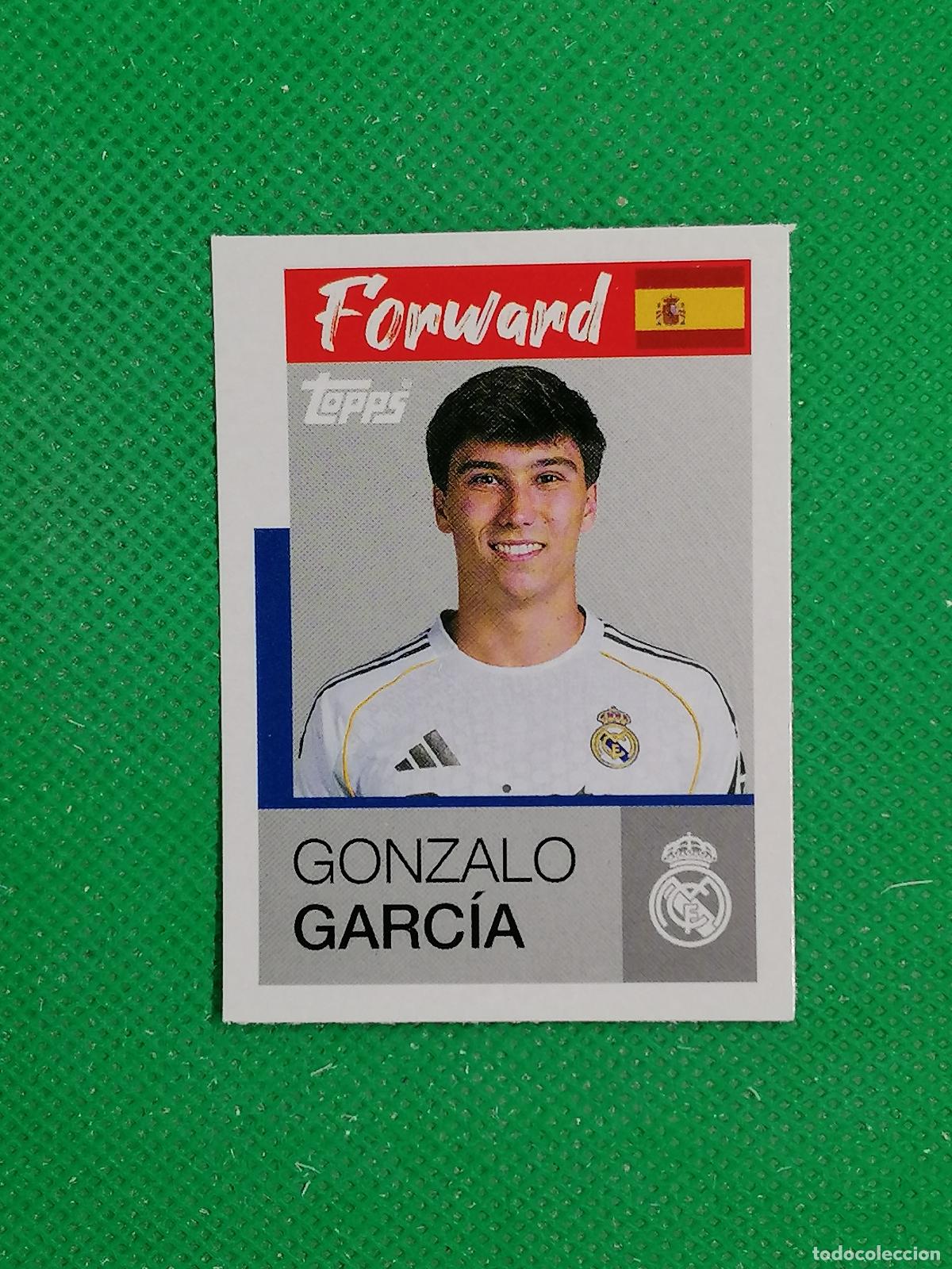 Fu&szlig;ball-Sticker: 28 GONZALO GARCIA LOS MERENGUES ⚽ TOPPS REAL MADRID STICKERS 2025 2026 25 26 ⚽