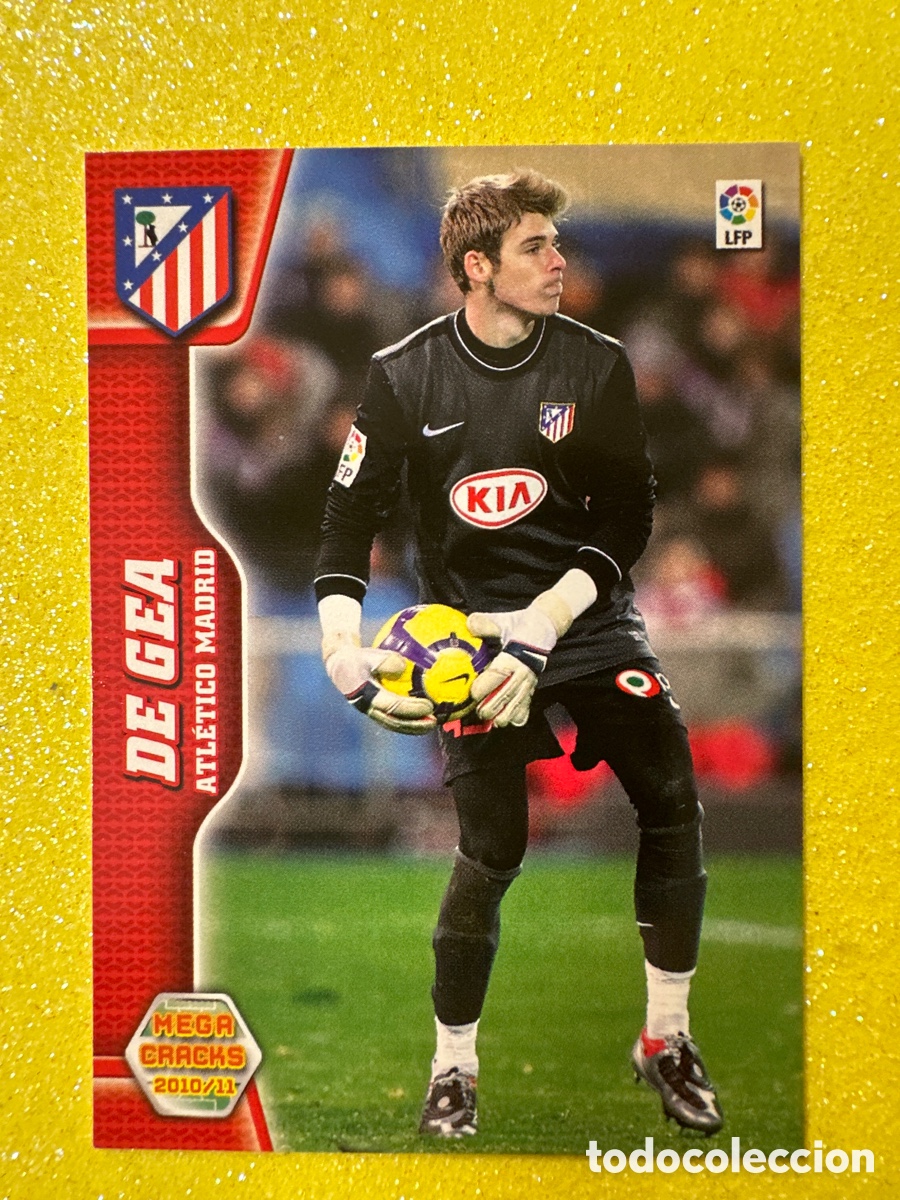 Football Stickers: 38 ROOKIE DE GEA(AT.MADRID) MEGACRACKS 2010-2011 10 11 TRADING CARD