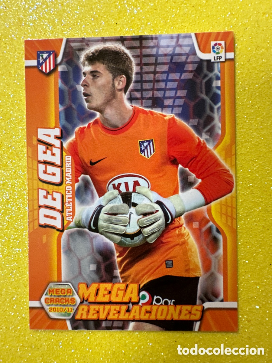 Football Stickers: 404 ROOKIE DE GEA(AT.MADRID)MEGAREVELACIONES MEGACRACKS 2010-2011 10 11 TRADING CARD