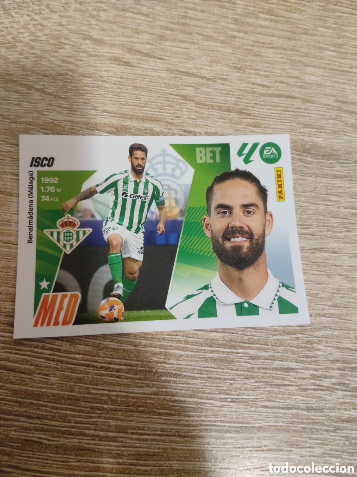 Cromos de F&uacute;tbol: Isco Real Betis liga 2025 2026 25 26 ediciones este