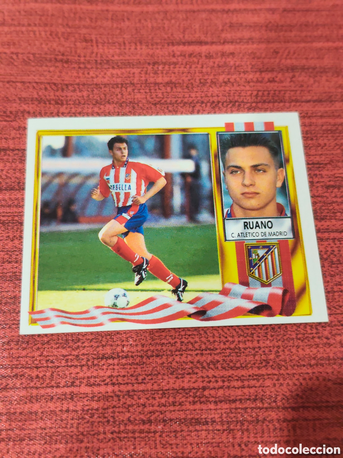 Cromos de F&uacute;tbol: BAJA RUANO ATL&Eacute;TICO MADRID EDICIONES ESTE 1995 1996