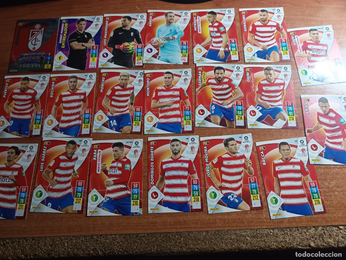 Fu&szlig;ball-Sticker: Lote de 20 de Granada 2021-2022 Adrenalyn