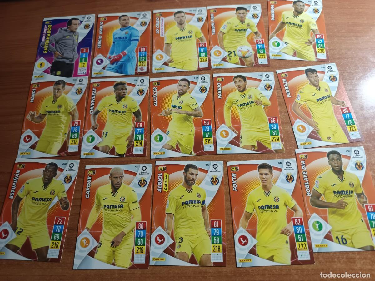 Figurine di Calcio: 15 cromos Villarreal Club 2021-2022 Panini Adrenalyn XL
