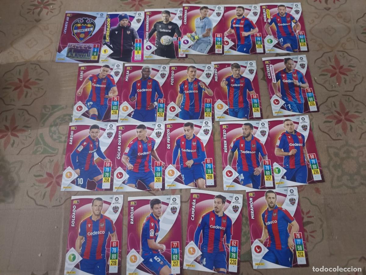 Figurine di Calcio: 20 cromos Levante 2021-2022 Adrenalyn Panini