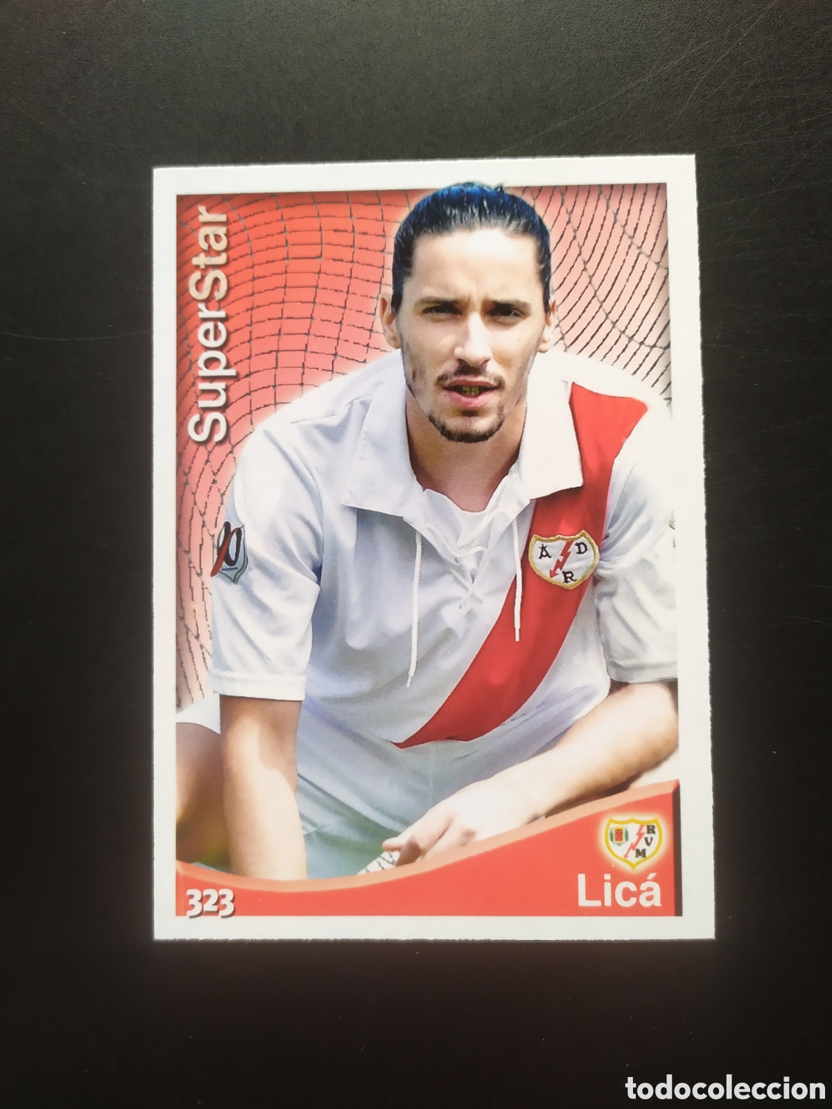 Cromos de F&uacute;tbol: Mundicromo fichas Liga 2014 2015 14 15 Lica superstar n&deg; 323 Rayo Vallecano