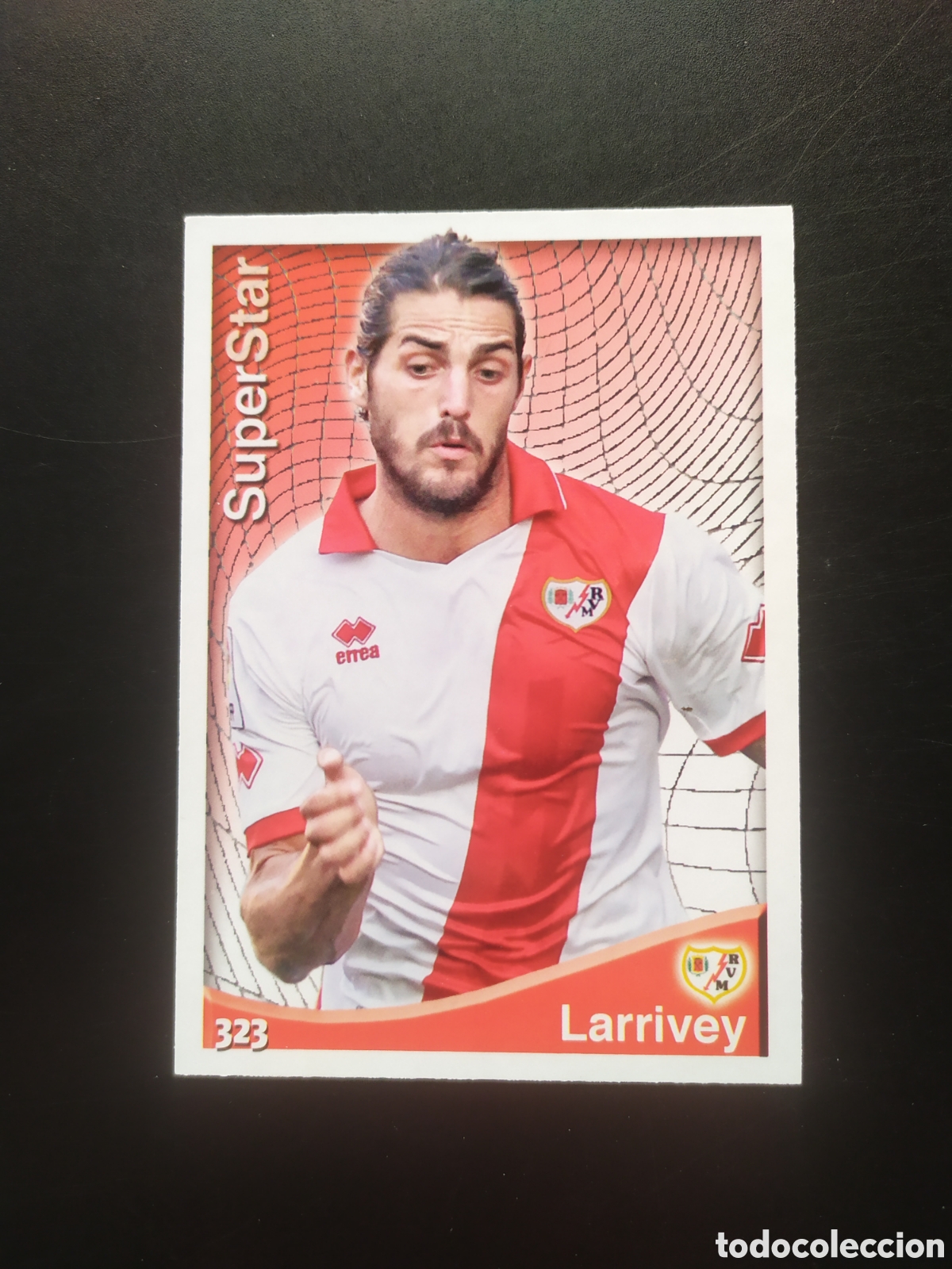 Cromos de F&uacute;tbol: Mundicromo fichas Liga 2014 2015 14 15 Larrivey superstar n&deg; 323 Rayo Vallecano