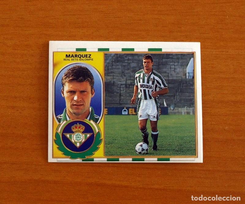 Cartes &agrave; collectionner de Football: Real Betis - Marquez - Ediciones Este Liga 1996-1997, 96-97 - Nunca pegado