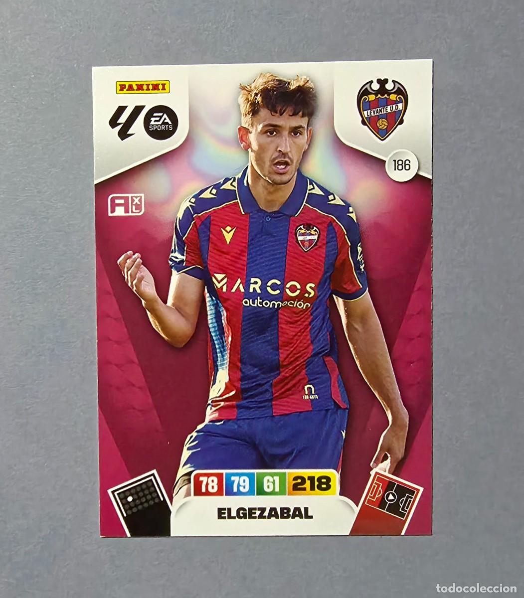 Cromos de F&uacute;tbol: 186 ELGEZABAL - LEVANTE - ADRENALYN XL 2025-26 - 25/26 (NUEVO)