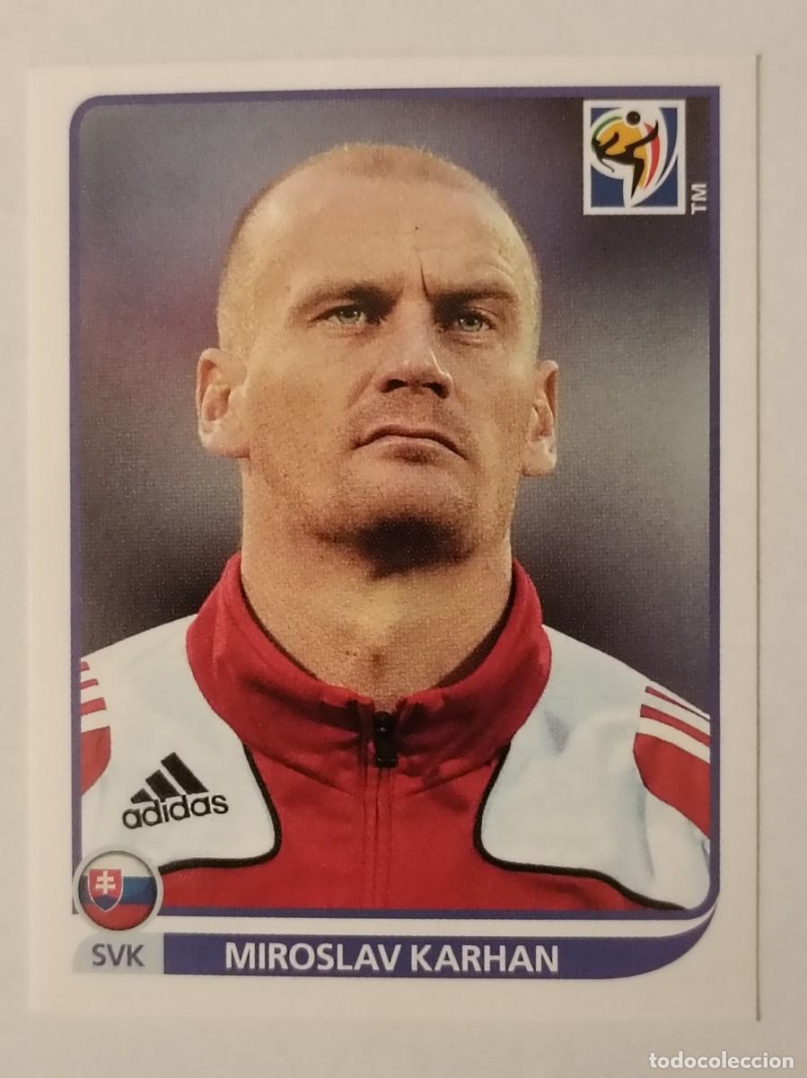 Cromos de f&uacute;tbol: #478 MIROSLAV KARHAN ESLOVAQUIA MUNDIAL SUDAFRICA 2010 PANINI