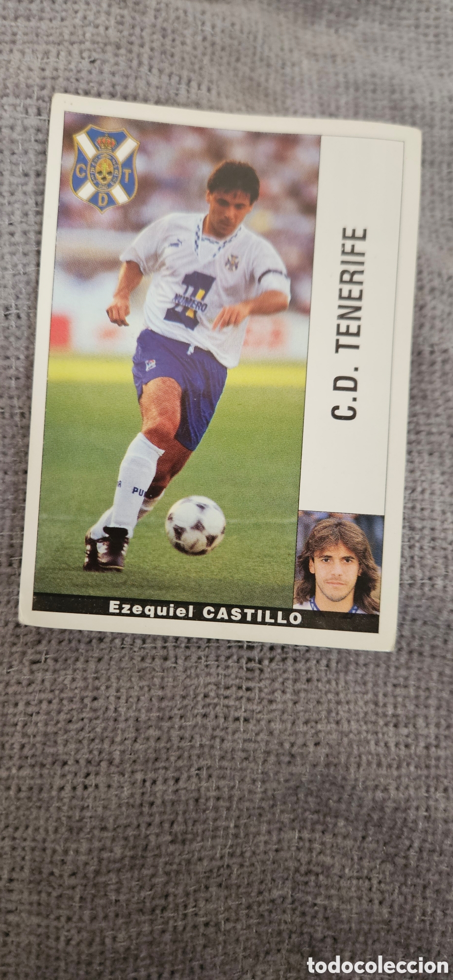 Cartes &agrave; collectionner de Football: Ezequiel castillo este 1995 1996 95 96 sin pegar Tenerife