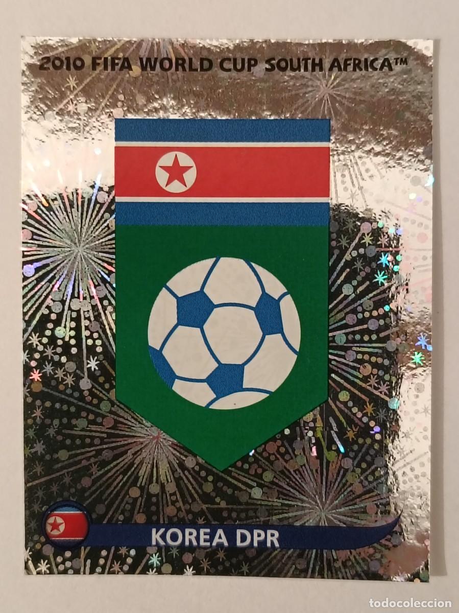 Cromos de f&uacute;tbol: #506 ESCUDO COREA DEL NORTE MUNDIAL SUDAFRICA 2010 PANINI