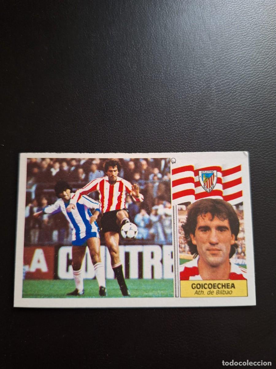 Figurine di Calcio: CROMO DE F&Uacute;TBOL LIGA ESTE GOICOECHEA ATHLETIC SIN PEGAR NUNCA PEGADO 86 87 1986 1987