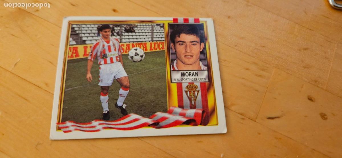Cromos de F&uacute;tbol: moran este sporting de gijon 1995 1996 95 96