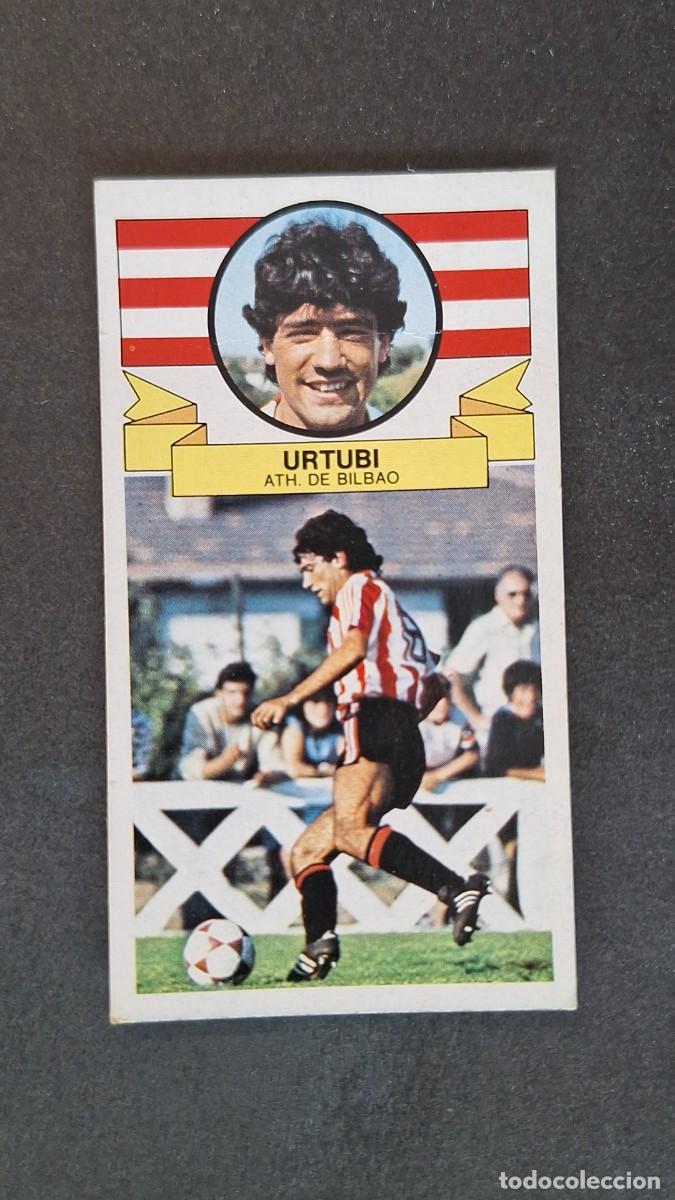 Fu&szlig;ball-Sticker: L3 URTUBI ATHLETIC CLUB DE BILBAO LIGA ESTE 1985 1986 85 86 RECUPERADO DESPEGADO