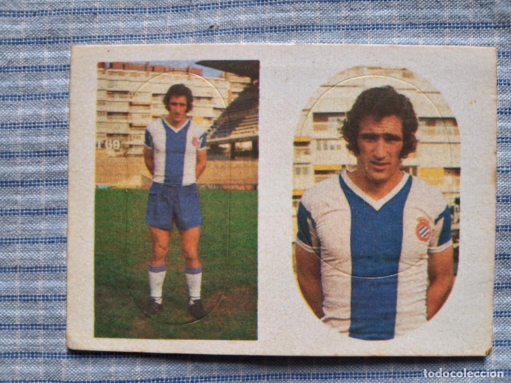 Cromos de f&uacute;tbol: Cromos F&uacute;tbol Liga 1975 1976. Amiano. N&ordm; 81 y 92. Editorial Maga. Cromos sin usar