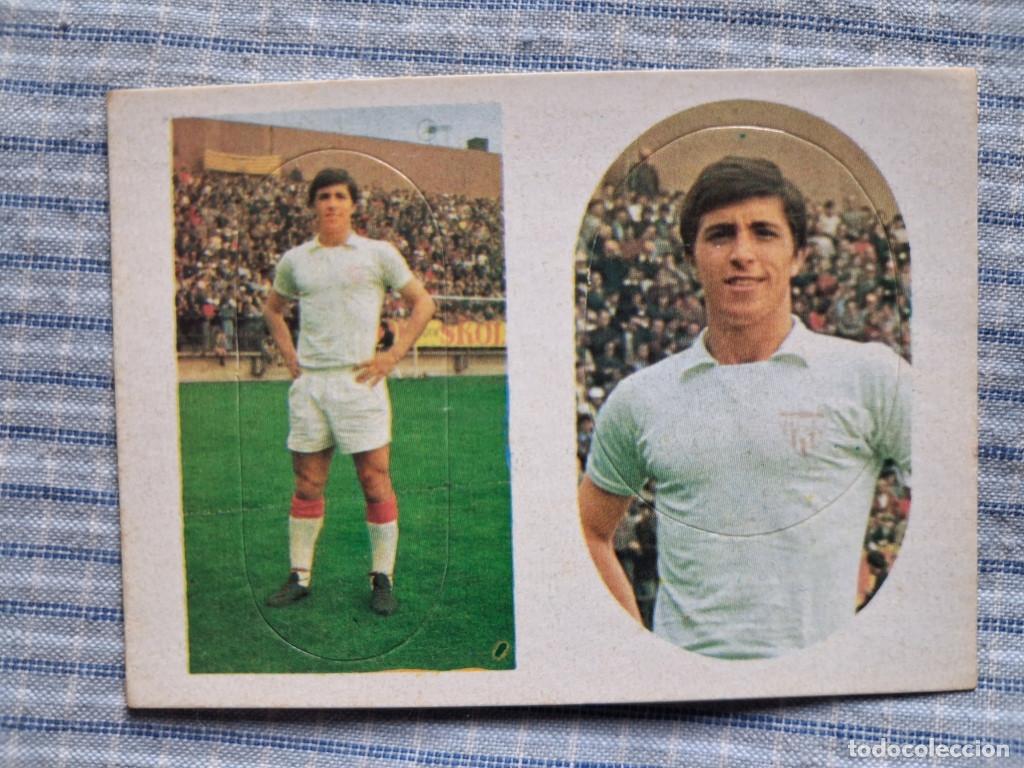 Cromos de f&uacute;tbol: Cromos F&uacute;tbol Liga 1975 1976. Blanco. N&ordm; 263 y 274. Editorial Maga. Cromos sin usar.