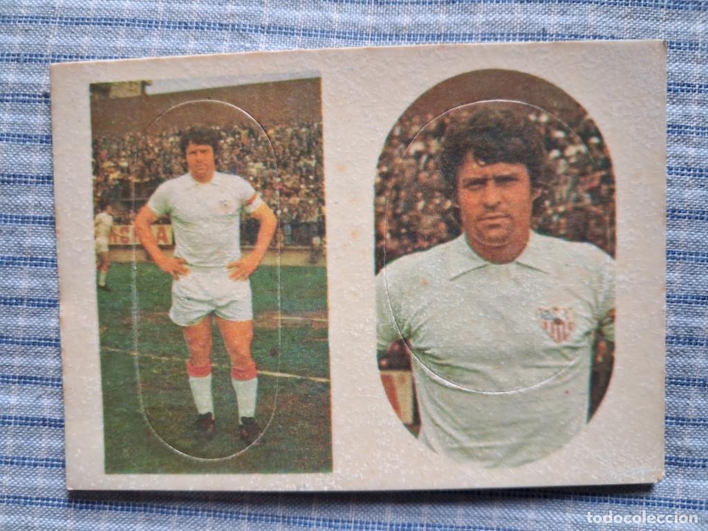Cromos de f&uacute;tbol: Cromos F&uacute;tbol Liga 1975 1976. Lora. N&ordm; 264 y 275. Editorial Maga. Cromos sin usar