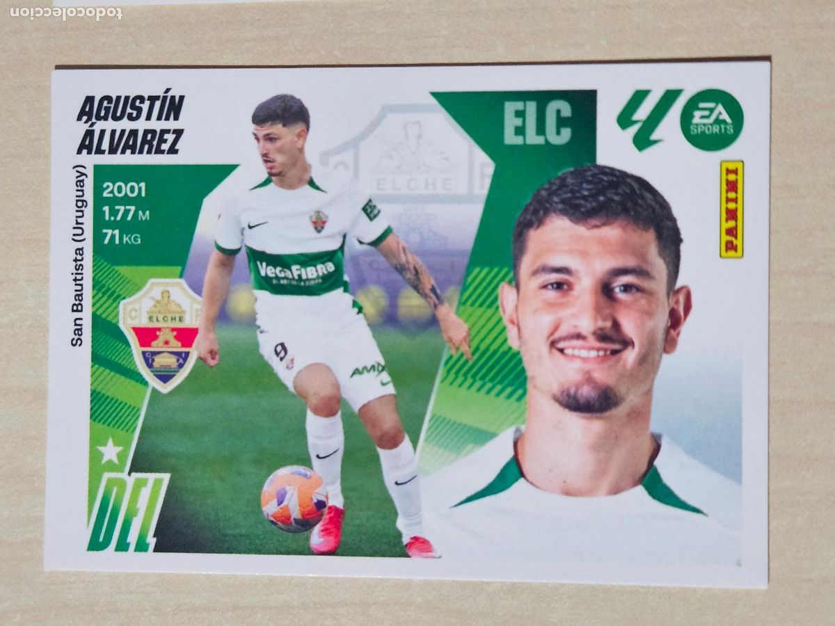 Football Stickers: CROMO N&ordm; 17 AGUSTIN ALVAREZ - ELCHE - EDICIONES ESTE 2025-26 - 25/26 (NUEVO)