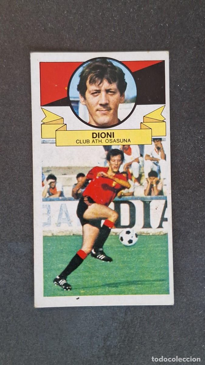 Fu&szlig;ball-Sticker: L3 DIONI C. A. OSASUNA LIGA ESTE 1985 1986 85 86 RECUPERADO DESPEGADO