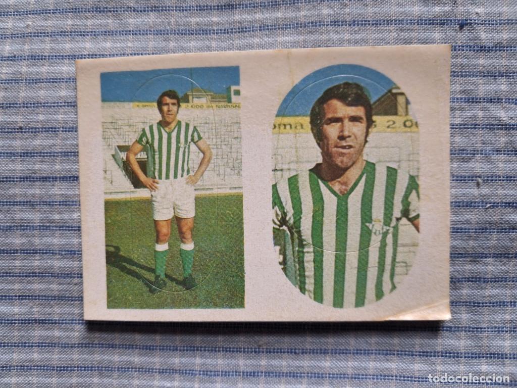 Figurine di Calcio: Cromos F&uacute;tbol Liga 1975 1976. Sabate. N&ordm; 287 y 298. Editorial Maga. Cromos sin usar