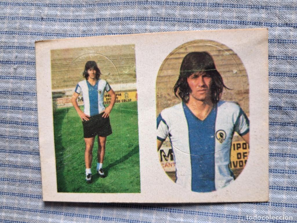 Football Stickers: Cromos F&uacute;tbol Liga 1975 1976. Giuliano. N&ordm; 306 y 317. Editorial Maga. Cromos sin usar