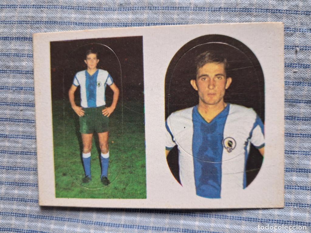Figurine di Calcio: Cromos F&uacute;tbol Liga 1975 1976. Carcelen. N&ordm; 314 y 325. Editorial Maga. Cromos sin usar