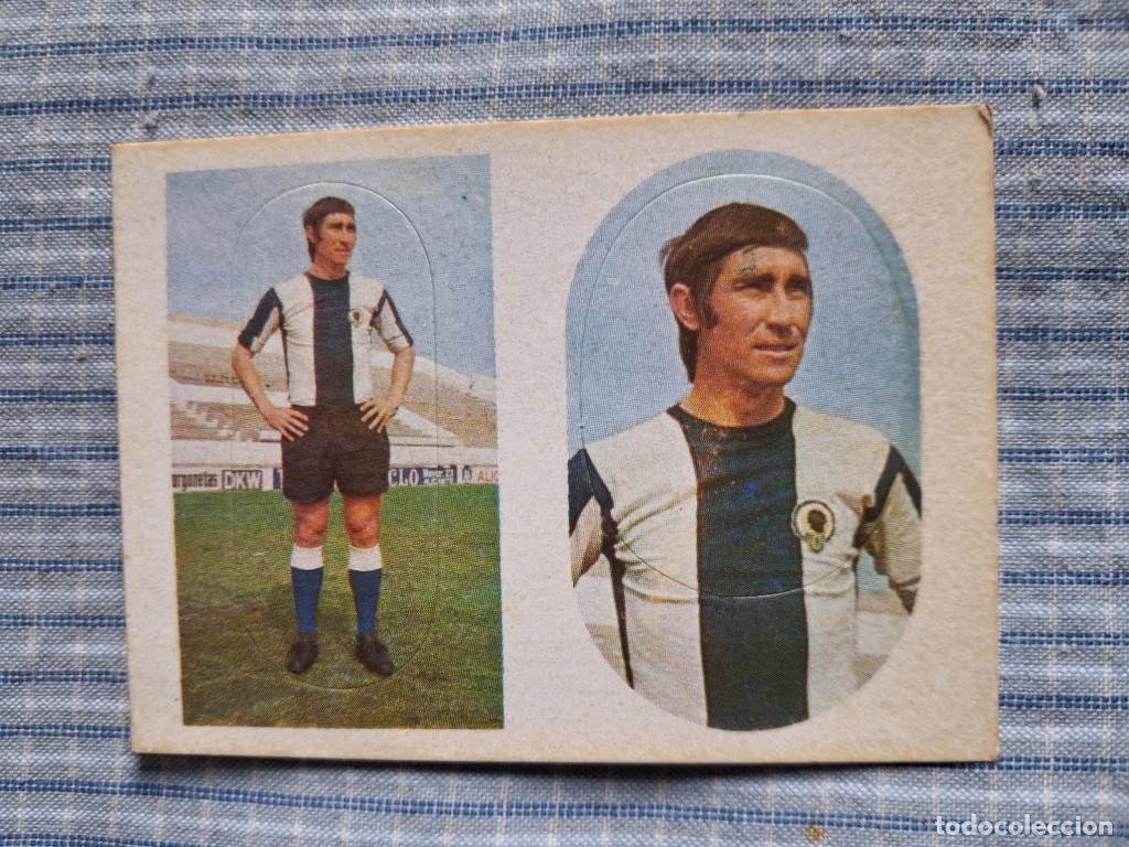 Fu&szlig;ball-Sticker: Cromos F&uacute;tbol Liga 1975 1976. Rivera. N&ordm; 309 y 320. Editorial Maga. Cromos sin usar