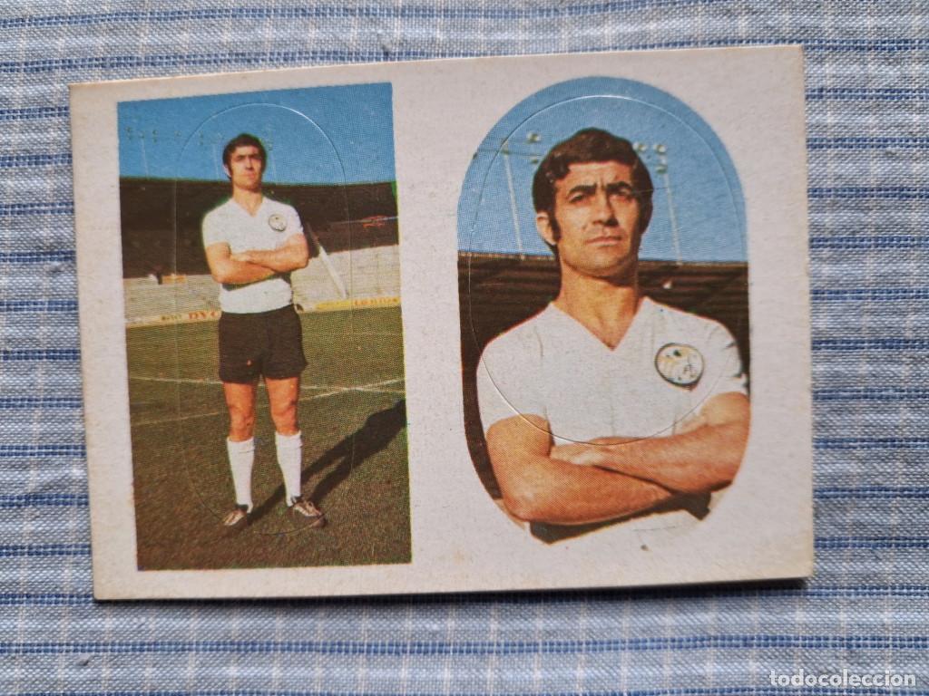 Fu&szlig;ball-Sticker: Cromos F&uacute;tbol Liga 1975 1976. Huerta. N&ordm; 437 y 448. Editorial Maga. Cromos sin usar.