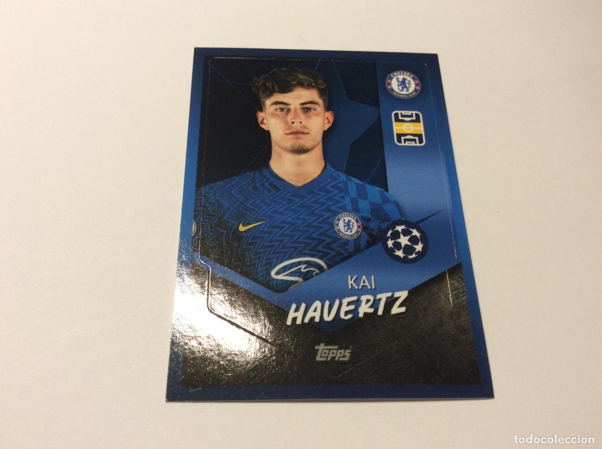 Cromos de f&uacute;tbol: 584 Kai Havertz Chelsea FC CROMO STICKER UEFA CHAMPIONS LEAGUE 21 22 TOPPS