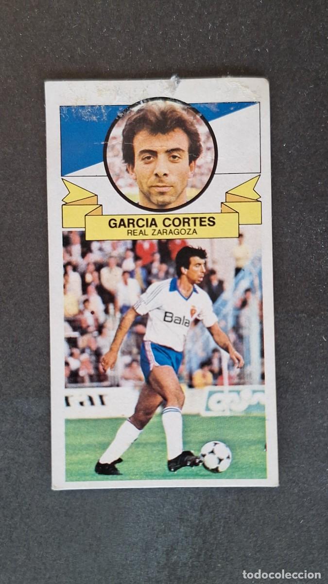 Cromos de F&uacute;tbol: L3 GARCIA CORTES REAL ZARAGOZA LIGA ESTE 1985 1986 85 86 RECUPERADO DESPEGADO
