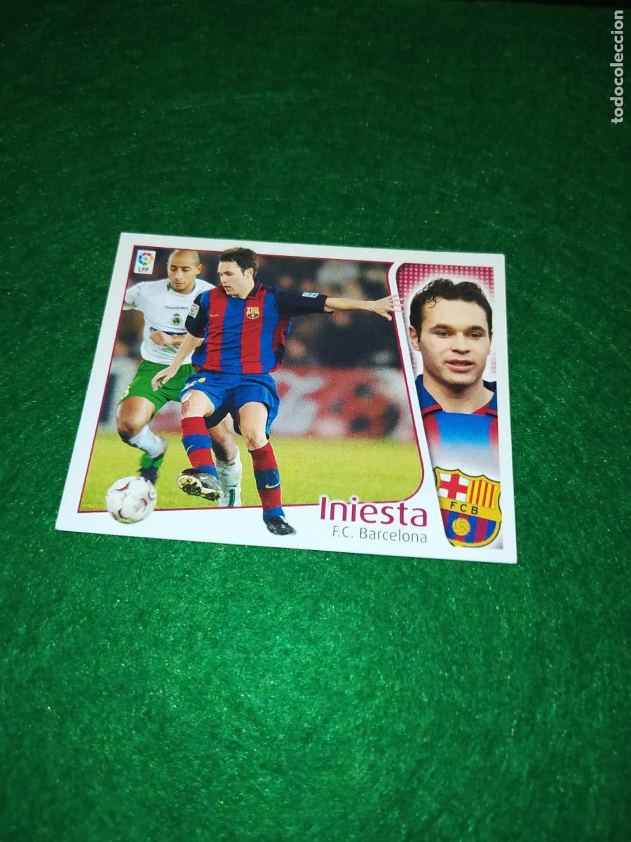 Football Stickers: INIESTA FC BARCELONA LIGA ESTE 2004 2005 04 05 SIN PEGAR