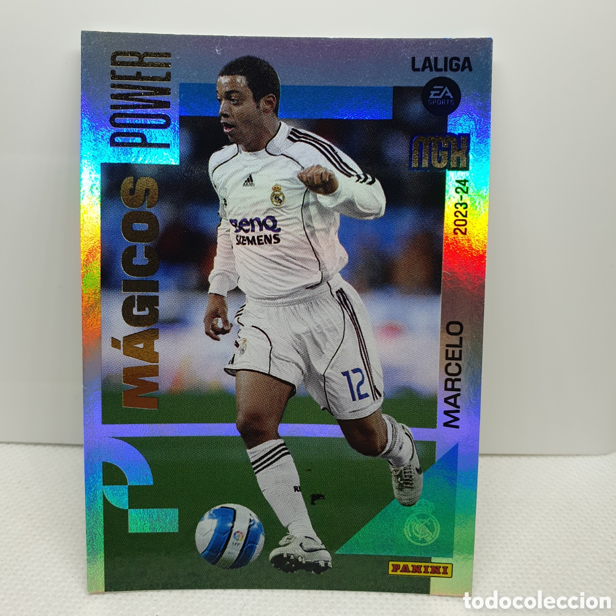 Cromos de f&uacute;tbol: ⚽️ CROMO DE FUTBOL MARCELO MAGICOS POWER SPECIAL ONE MGK REAL MADRID 2023-24 PANINI ALBUM MEGACRACKS