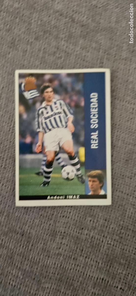 Cromos de F&uacute;tbol: imaz panini real sociedad 1995 1996 95 96