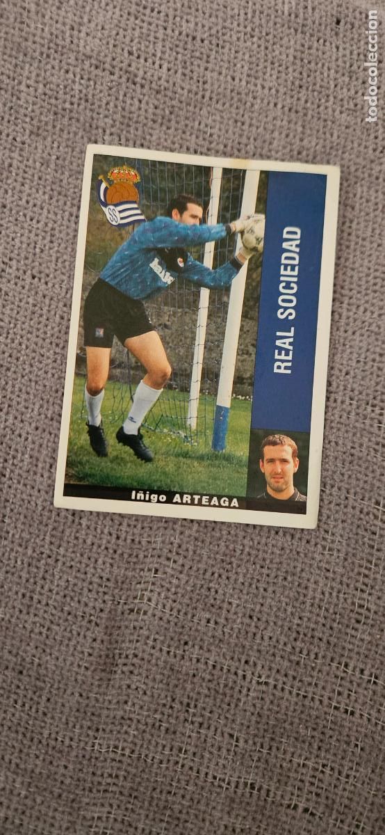 Cromos de F&uacute;tbol: arteaga panini real sociedad 1995 1996 95 96