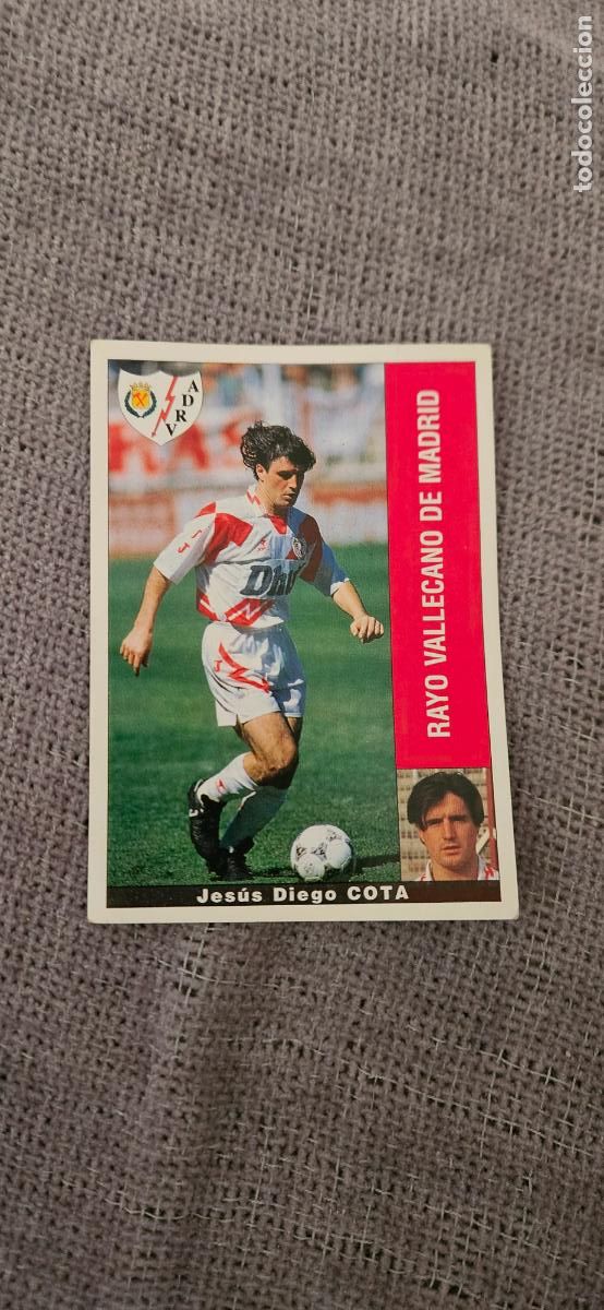 Cromos de F&uacute;tbol: cota rayo vallecano 1995 1996 95 96 SIN PEGAR