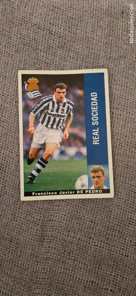 Cromos de F&uacute;tbol: de pedro panini real sociedad 1995 1996 95 96