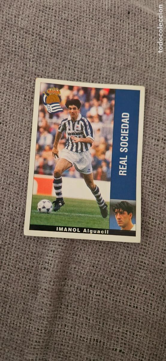 Cromos de F&uacute;tbol: imanol panini real sociedad 1995 1996 95 96