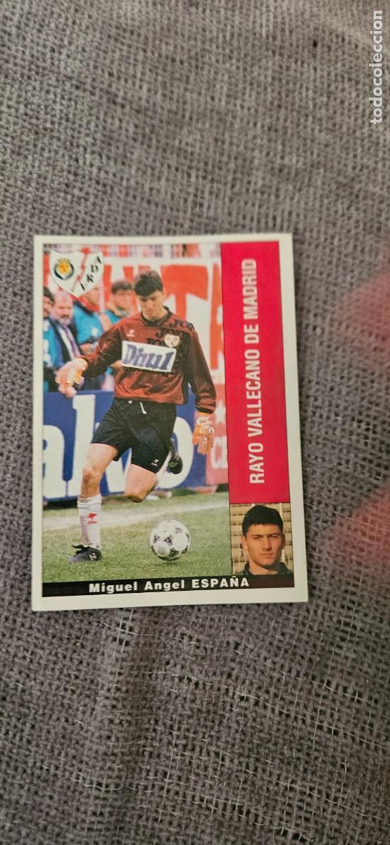 Cromos de F&uacute;tbol: espa&ntilde;a rayo vallecano 1995 1996 95 96 SIN PEGAR