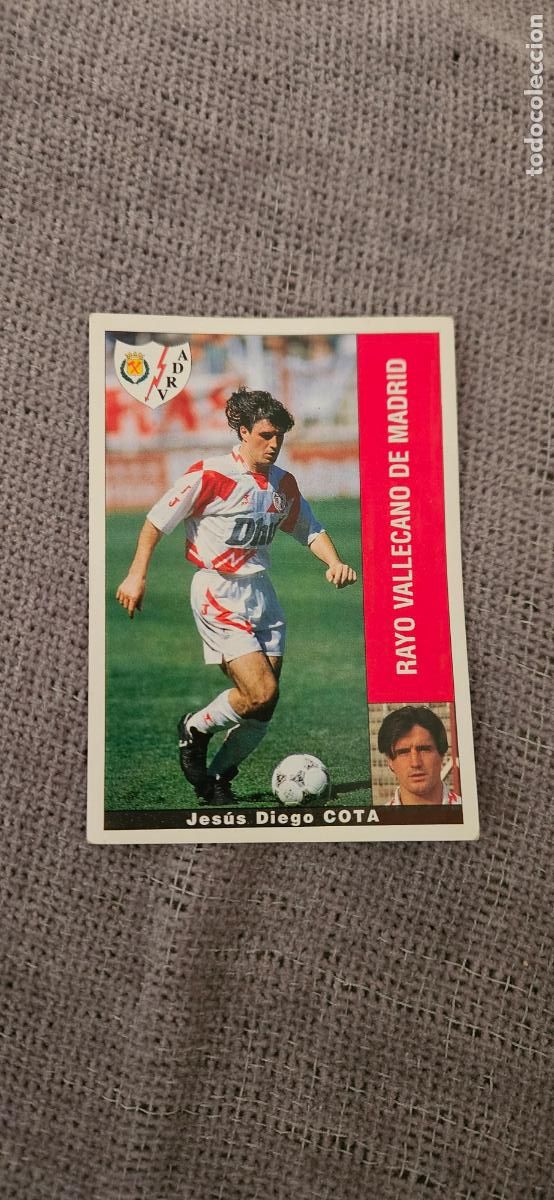 Cromos de F&uacute;tbol: cota rayo vallecano 1995 1996 95 96 SIN PEGAR
